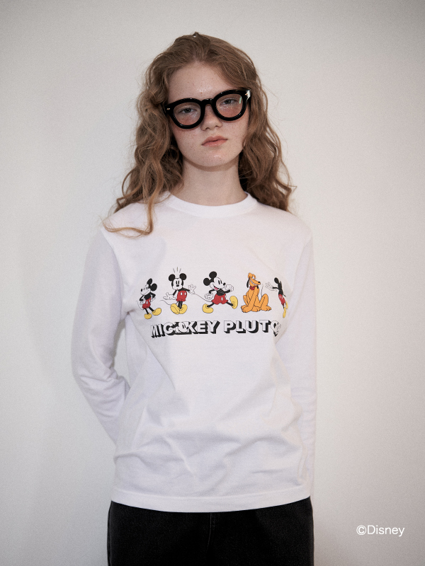 Mickey&PLUTO】ロンTee(F WHITE): トップス │ CHAROL official online