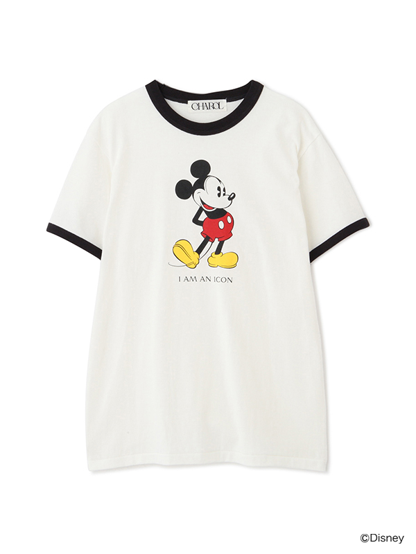 Mickey Mouse】リンガーTee(F WHITE): トップス │ CHAROL official ...