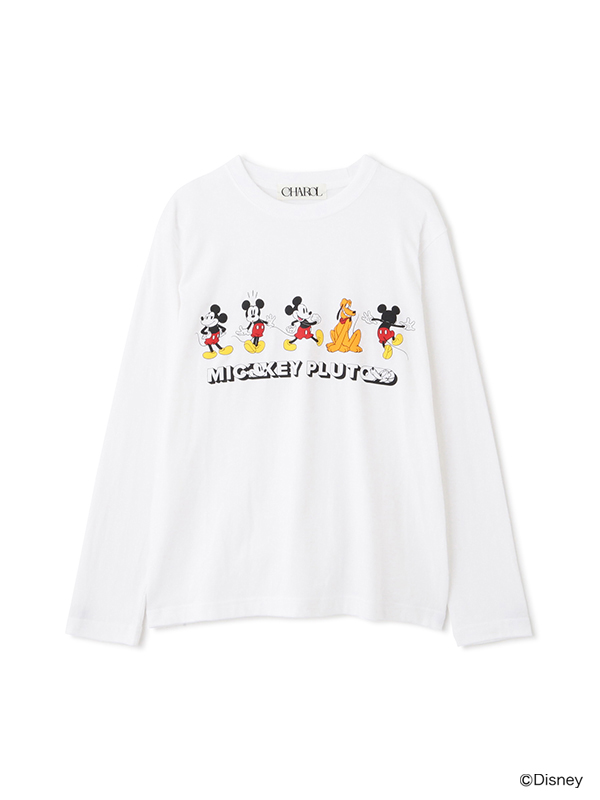 Mickey&PLUTO】ロンTee(F WHITE): トップス │ CHAROL official online
